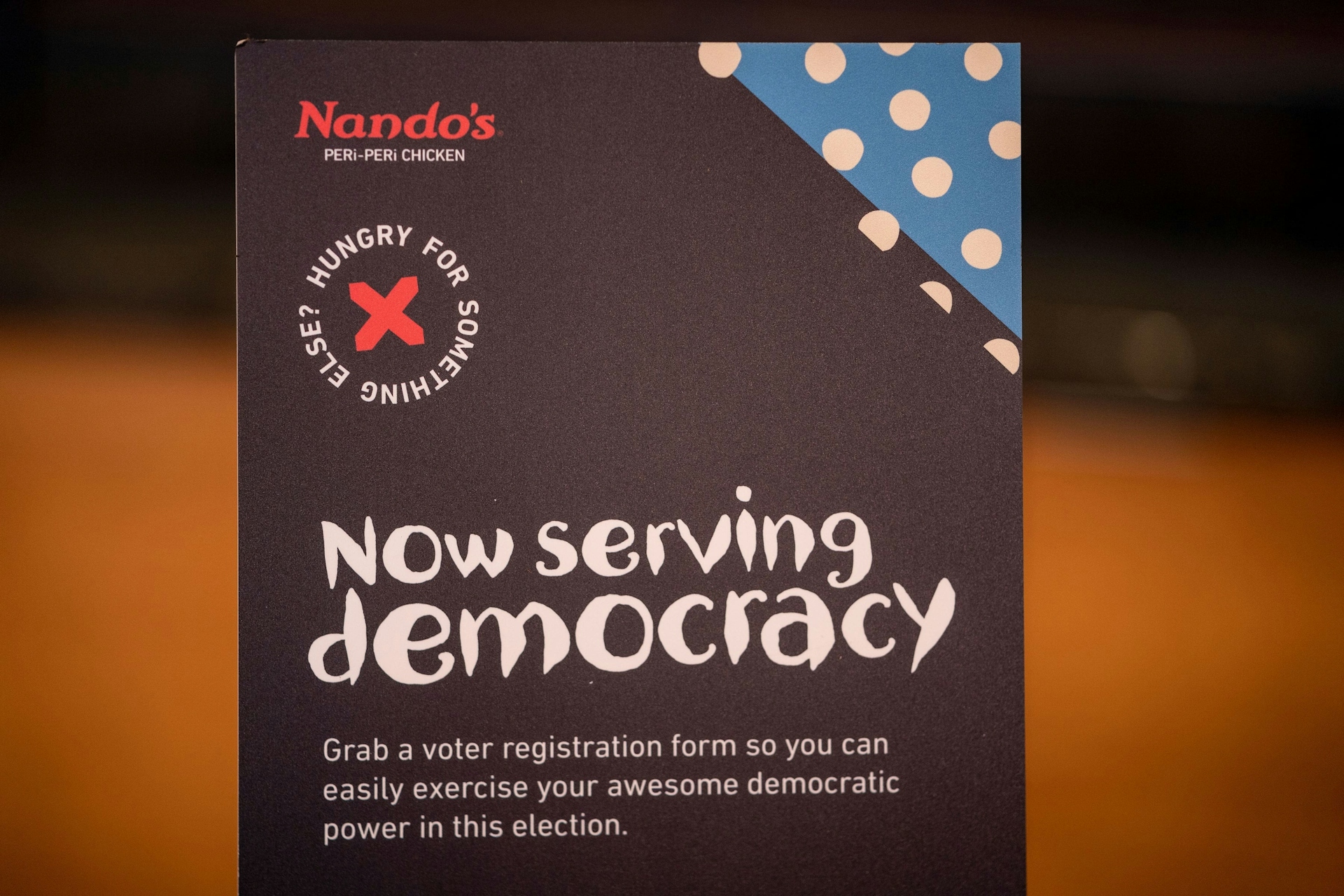 Nando's Puts Voter Registration on the Menu